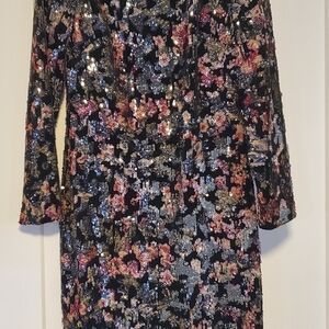 BADGLEY MISCHKA Sequin Multicolor Dress Size 10